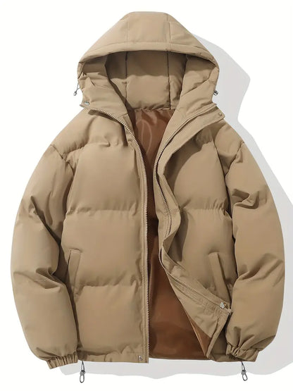 Lunirel women's winter jacket with hood, premium filling, stylish and warm for casual and formal winter wear.