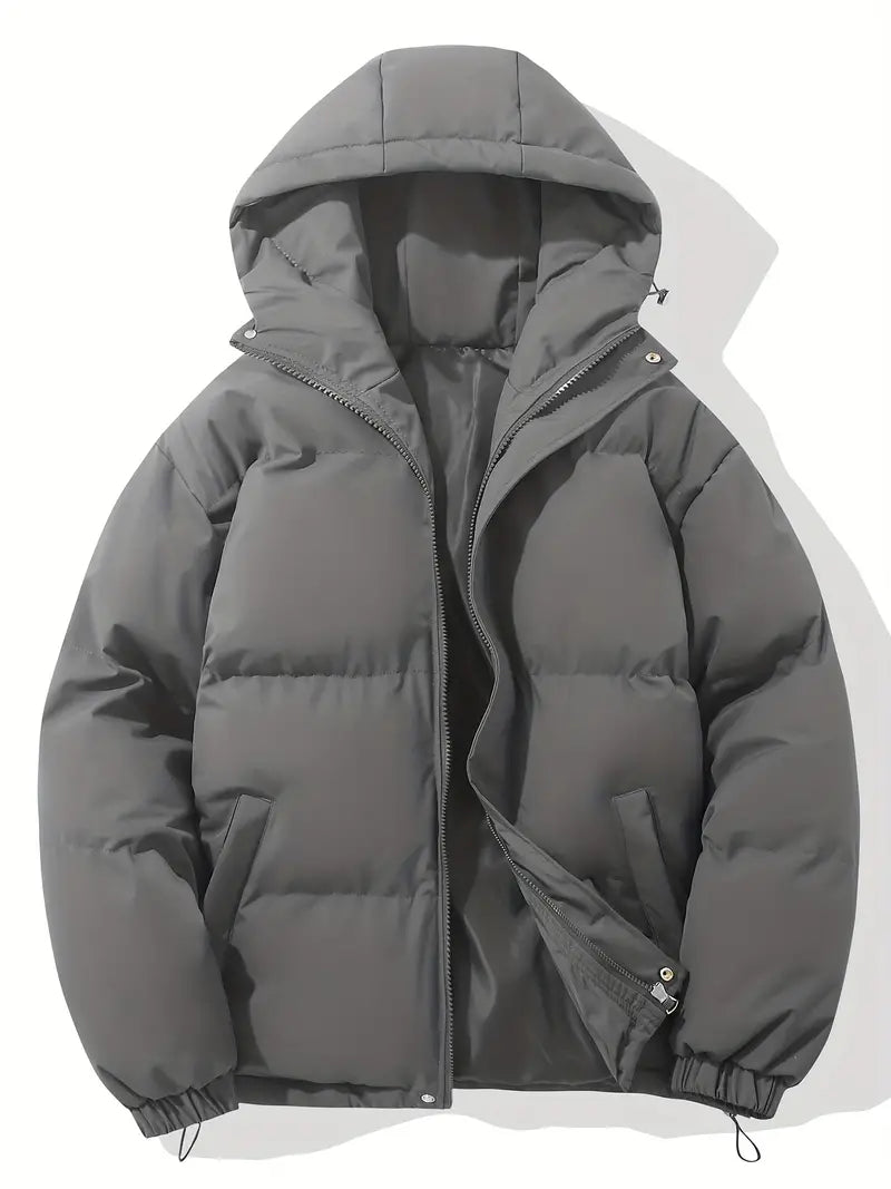 Women's Lunirel winter jacket with hood, stylish and warm with premium filling, perfect for casual or formal winter wear.
